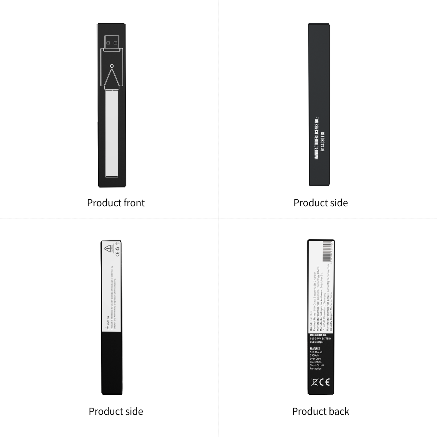 CannBro 510 Draw Activated Vape Battery