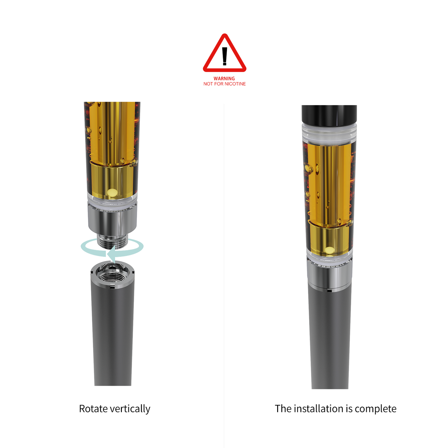 CannBro Preiswert 510 Zugaktivierte Vape-Batterie – Weiß