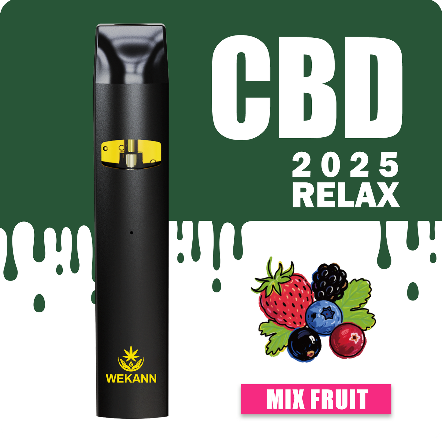 WeKann CBD Disposable Vape-1.0ml(95%)
