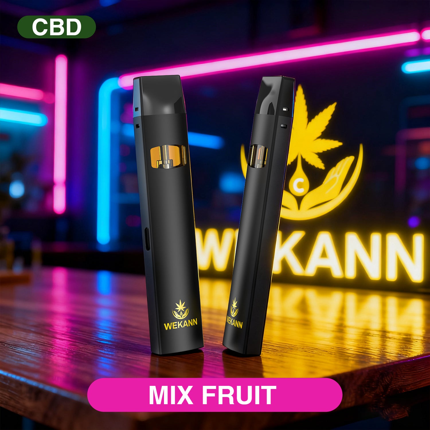 WeKann CBD Einweg-Vape – 1.0 ml (95%) Fruchtmix ⚡️ 95% CBD