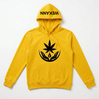Wekann Logo Hoodie – Heavyweight Lifestyle Essential-Gelb