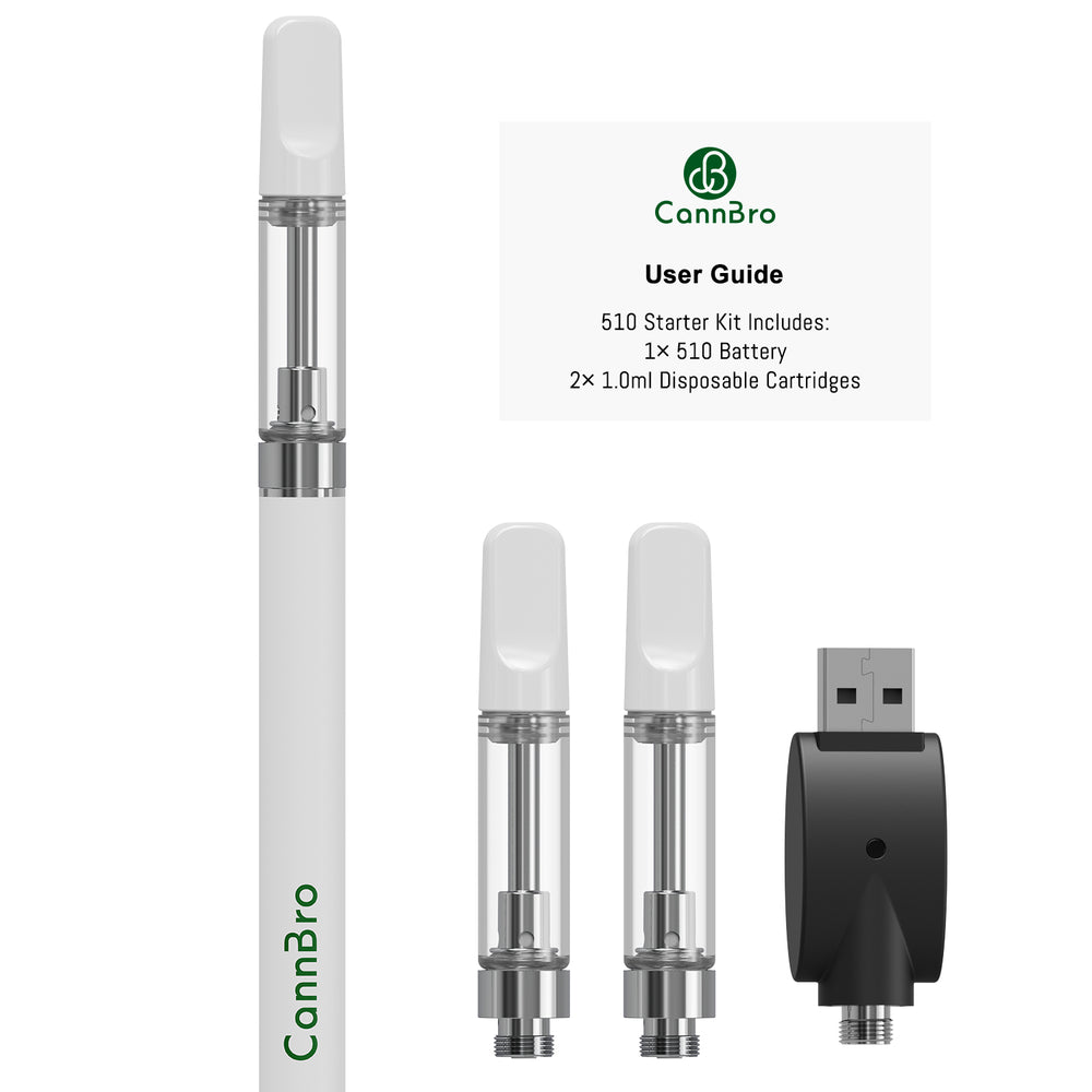 Affordable 510 Starter Kit – White (Train Activation)