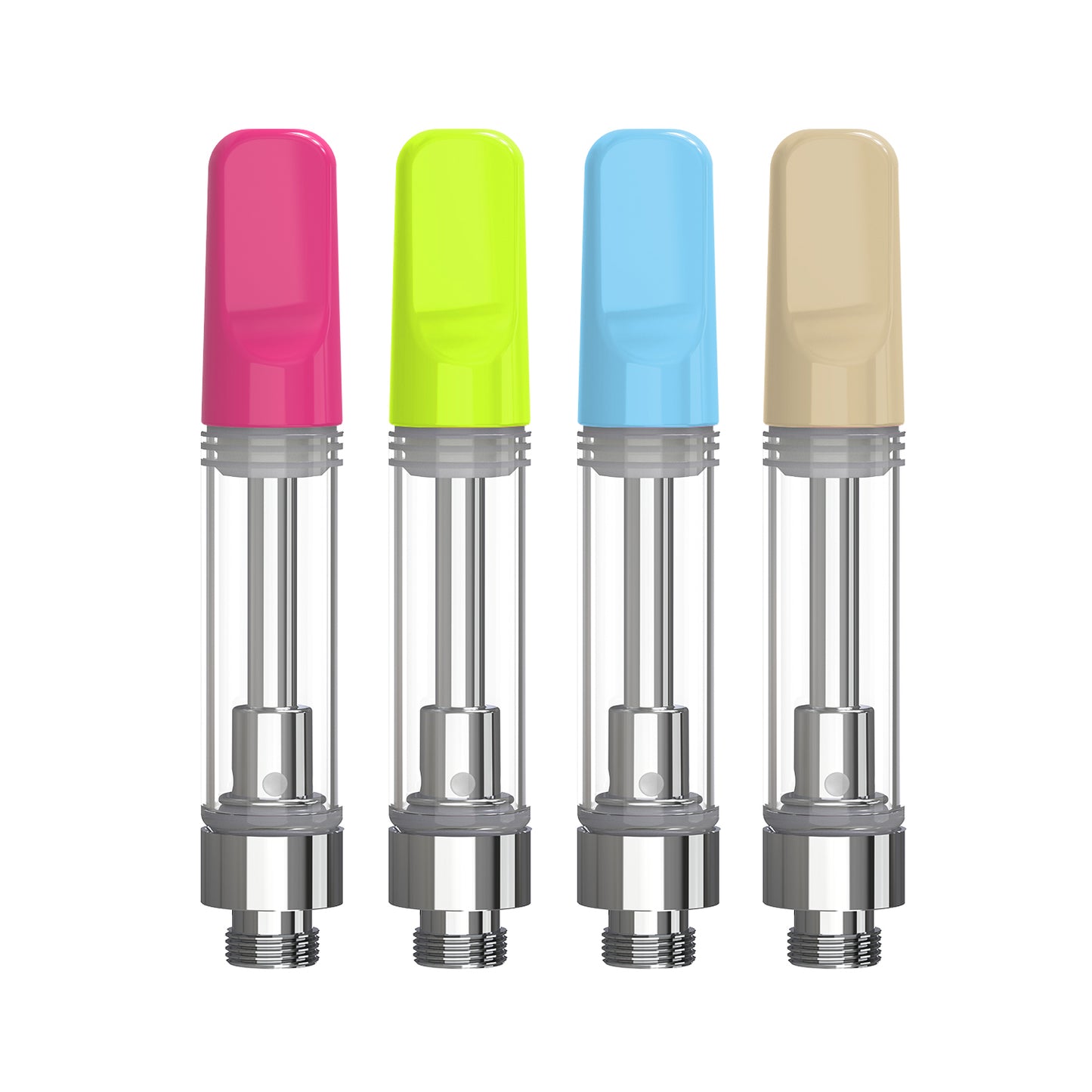 CannBro Preiswert 510 Keramik-Cartridge Mix Set – 1.0 ml (Rot, Gelb, Blau, Grün)