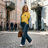 Wekann Logo T-Shirt – Premium Streetwear Tee-Yellow