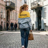 Wekann Logo T-Shirt – Premium Streetwear Tee-Yellow
