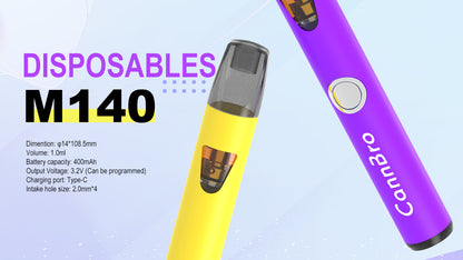 1 ml runder Einweg-Vape-Pen (M140）4–5 Wochen