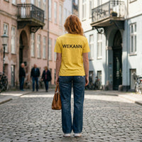 Wekann Logo T-Shirt – Premium Streetwear Tee-Yellow