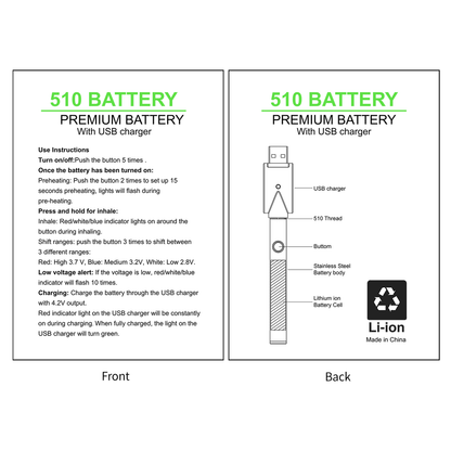 CannBro 510 Button Battery