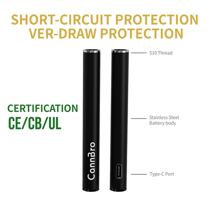 CannBro 510 Draw Activated Vape Battery