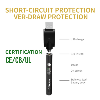 CannBro 510 Smart Display Button Battery