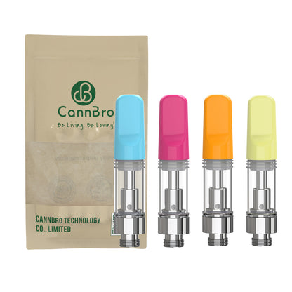CannBro Preiswert 510 Keramik-Cartridge Mix Set – 0,5 ml (Rot, Gelb, Blau, Grün)