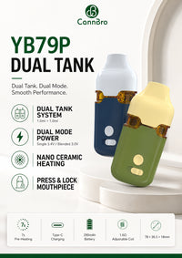 🔥 ✨NEU✨ Disposable YB79P Postless Dual Tank
