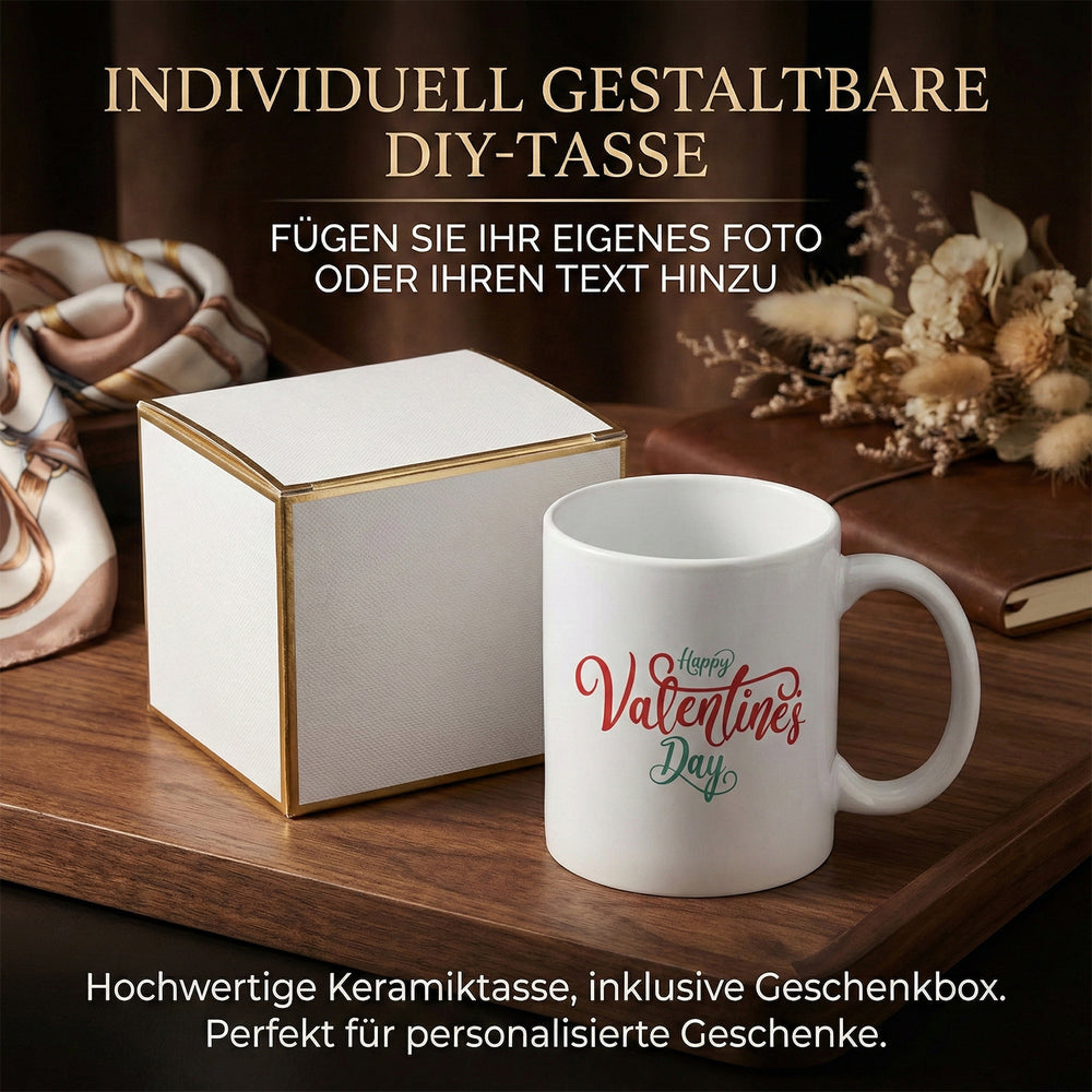Personalisierte Sublimationstasse 11 oz – Dein Design, von uns gedruckt